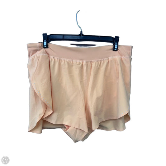 Athletic Shorts By Lululemon In Orange, Size: L