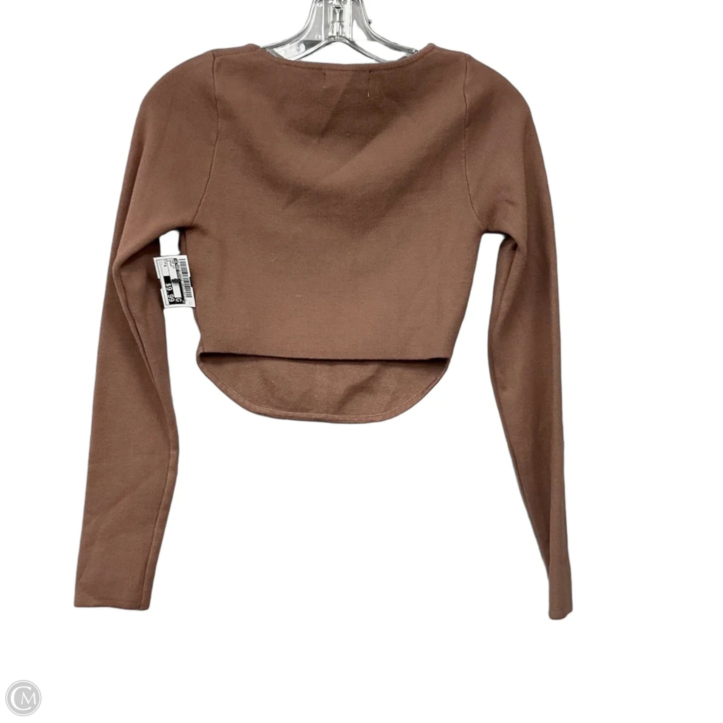 Top Long Sleeve By Altard State In Brown, Size: S