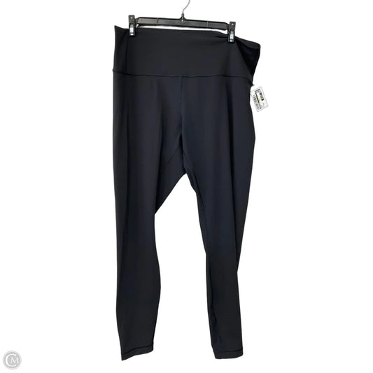 Athletic Leggings By Lululemon In Black, Size: Xxl