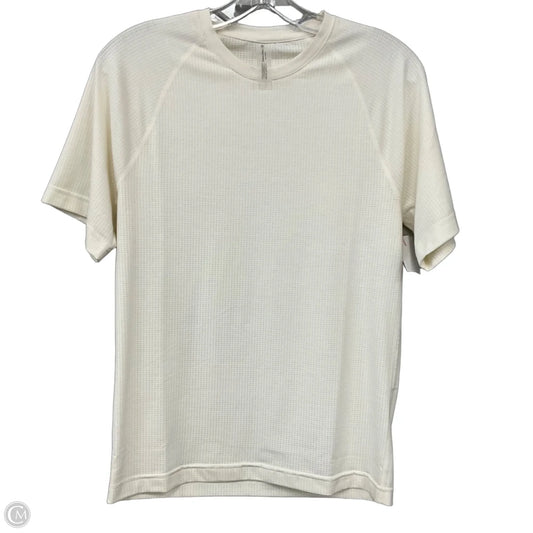 Top Short Sleeve Basic By Outdoor Voices In Cream, Size: Xxs