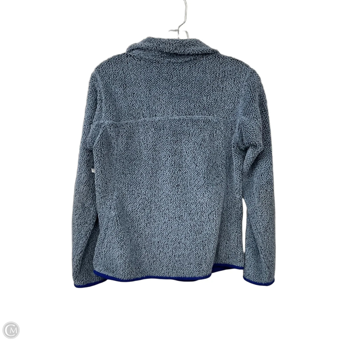 Sweatshirt Collar By Patagonia In Blue, Size: S