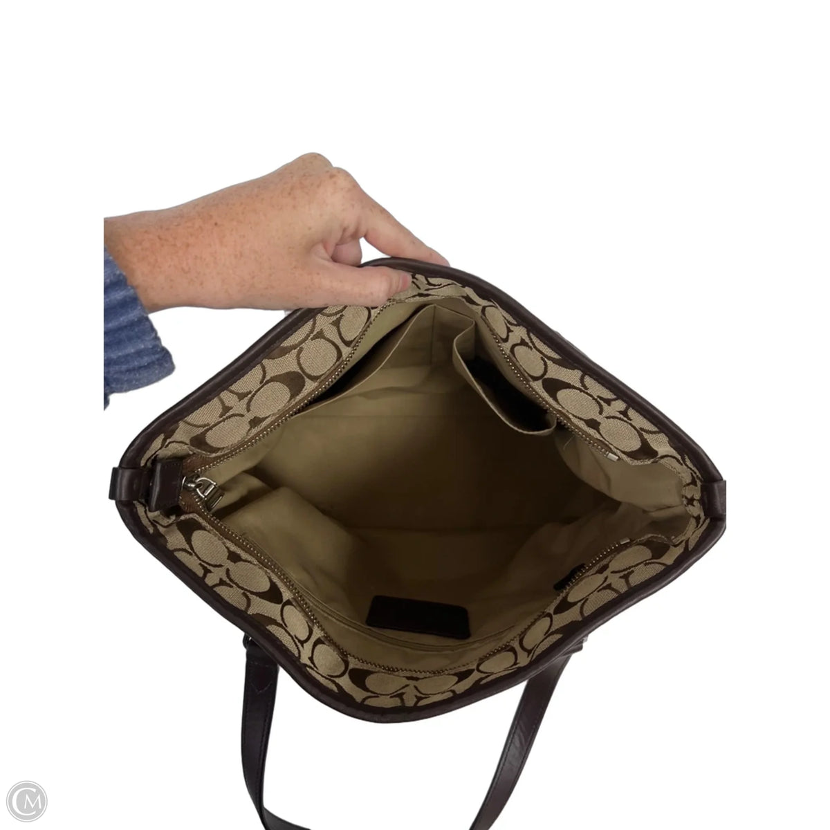 Handbag Designer By Coach, Size: Large