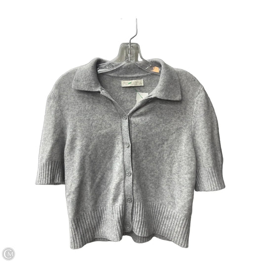 Top Short Sleeve By Abercrombie And Fitch In Grey, Size: L