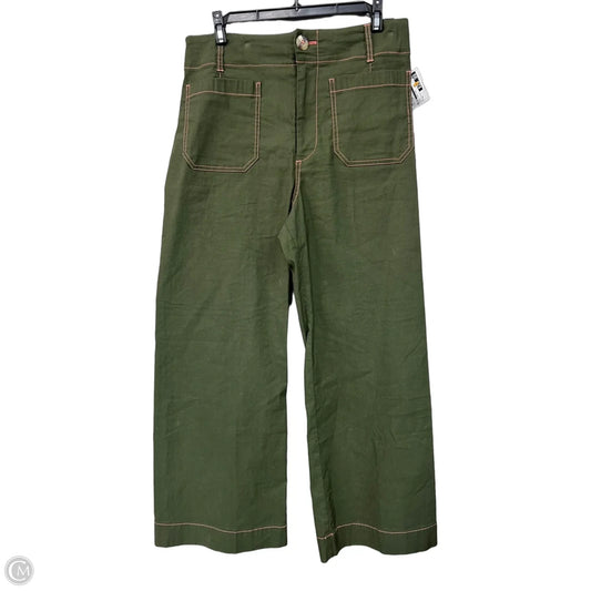 Pants Wide Leg By Maeve In Green, Size: 6