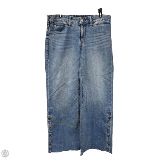 Jeans Wide Leg By Pilcro In Blue Denim, Size: 8