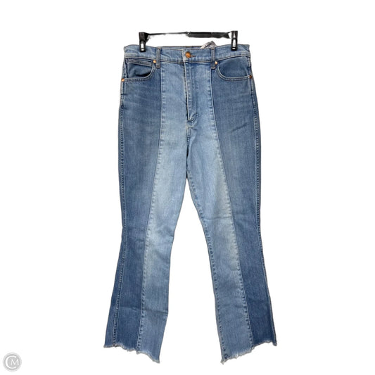 Jeans Boot Cut By Wrangler In Blue Denim, Size: 10