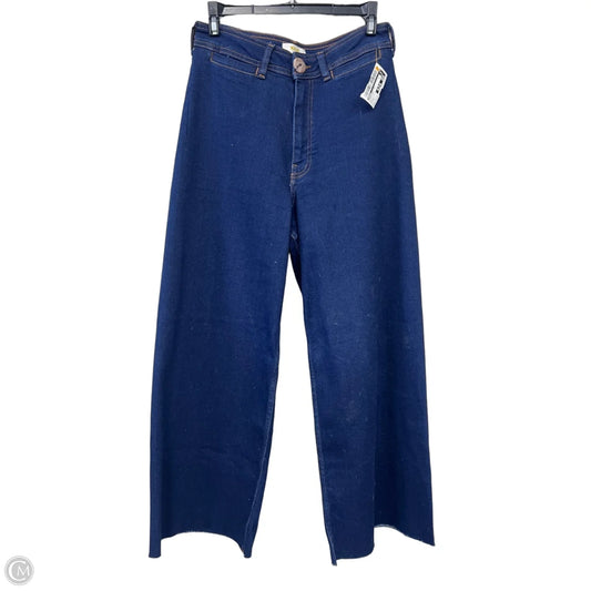 Jeans Wide Leg By Maeve In Blue Denim, Size: 8