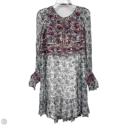 Dress Casual Short By Anthropologie In Floral Print, Size: 10