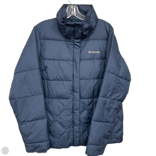 Coat Puffer & Quilted By Columbia In Navy, Size: L