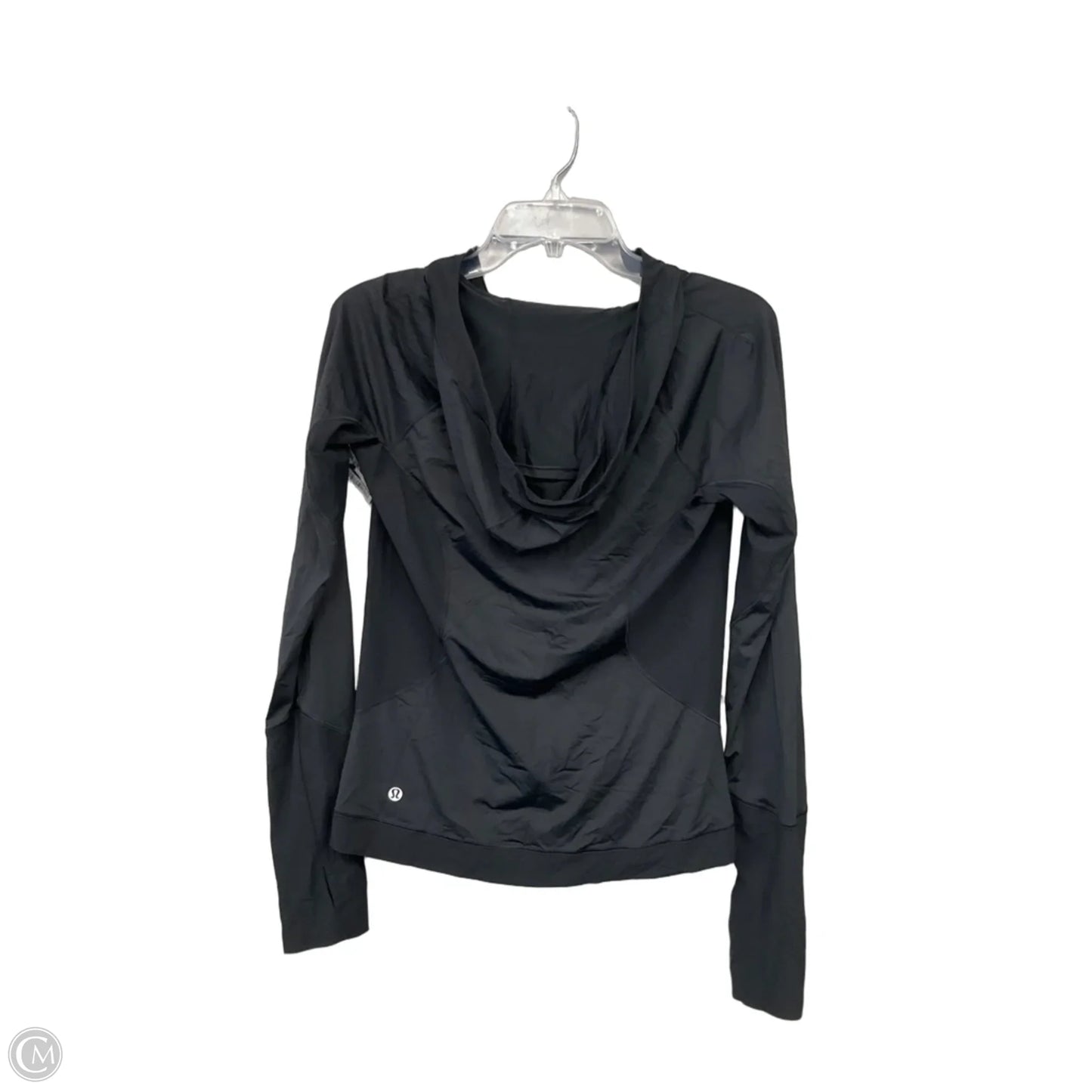 Athletic Jacket By Lululemon In Black, Size: 6