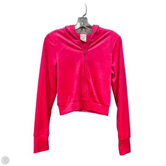Sweatshirt Hoodie By Offline In Pink, Size: S