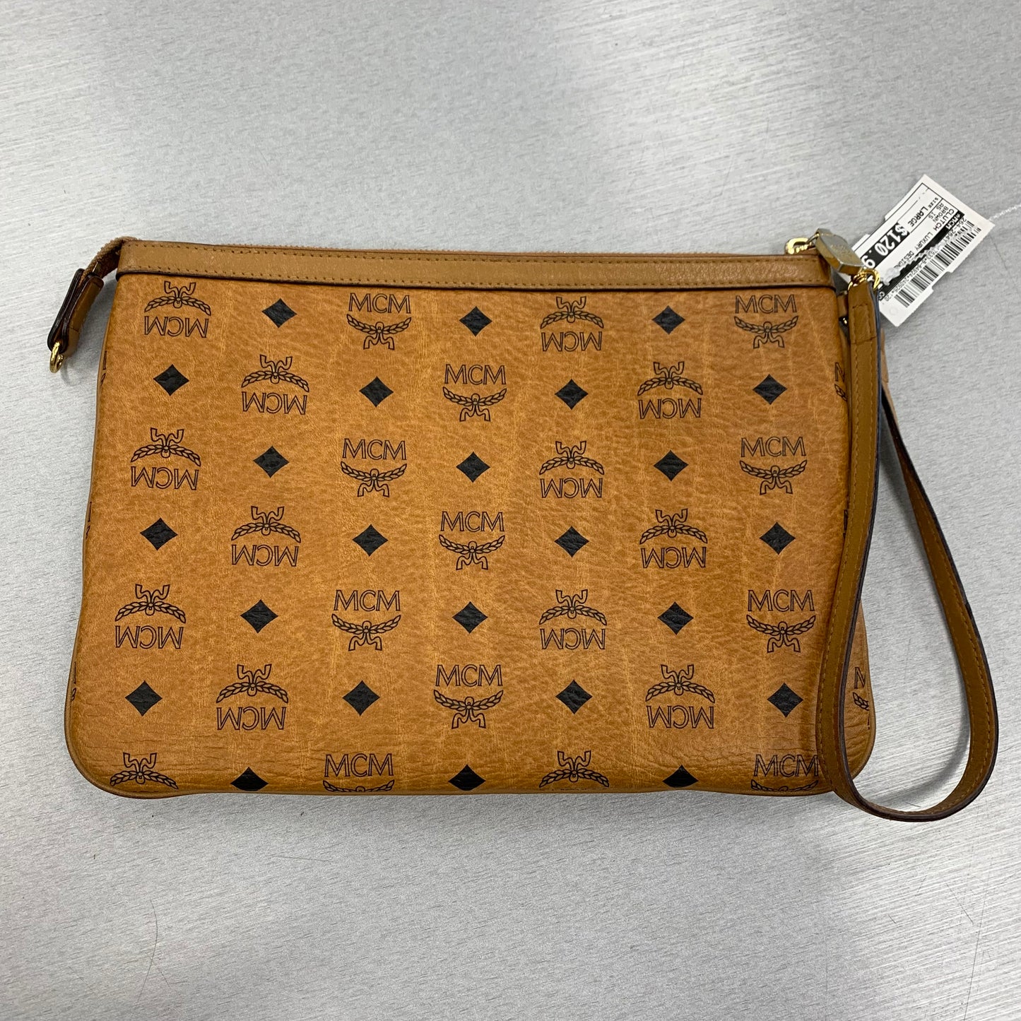 Clutch Luxury Designer By Mcm, Size: Large