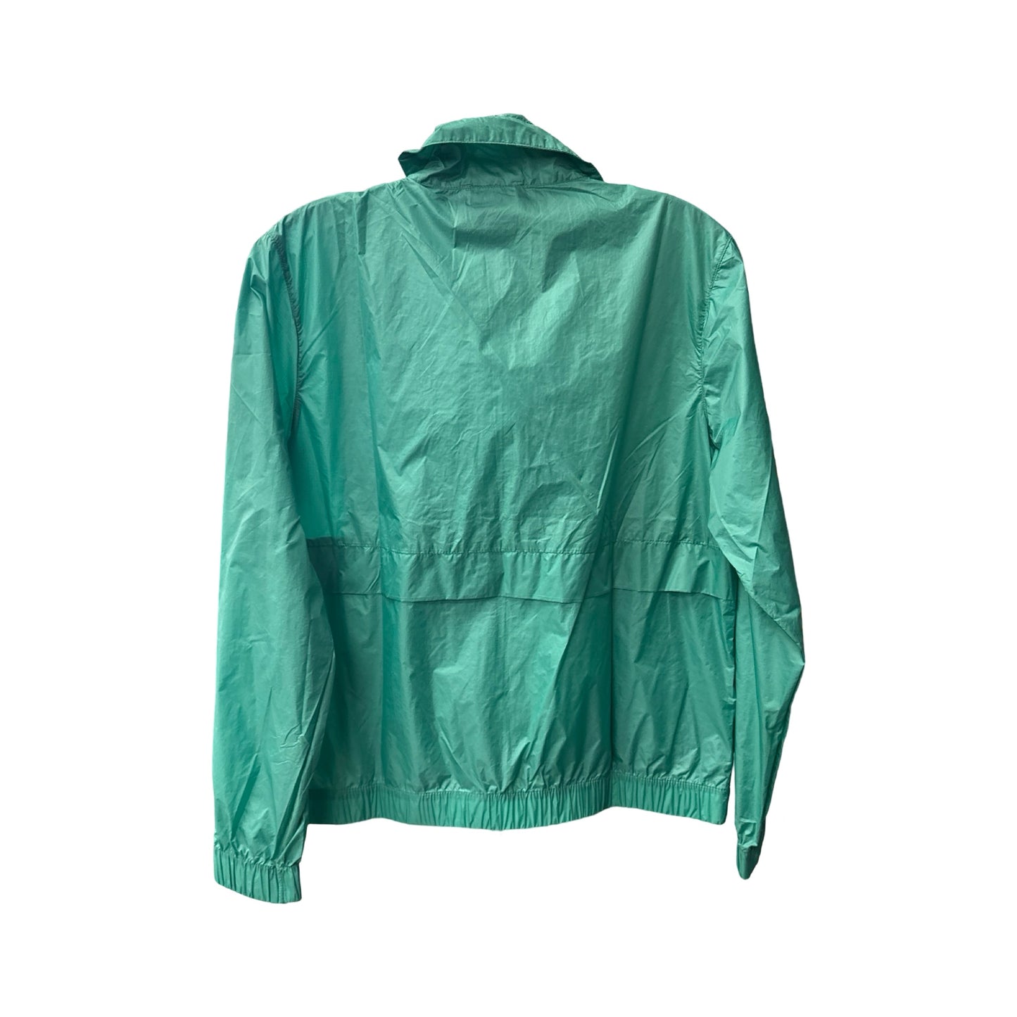 Jacket Windbreaker By Columbia In Green, Size: M