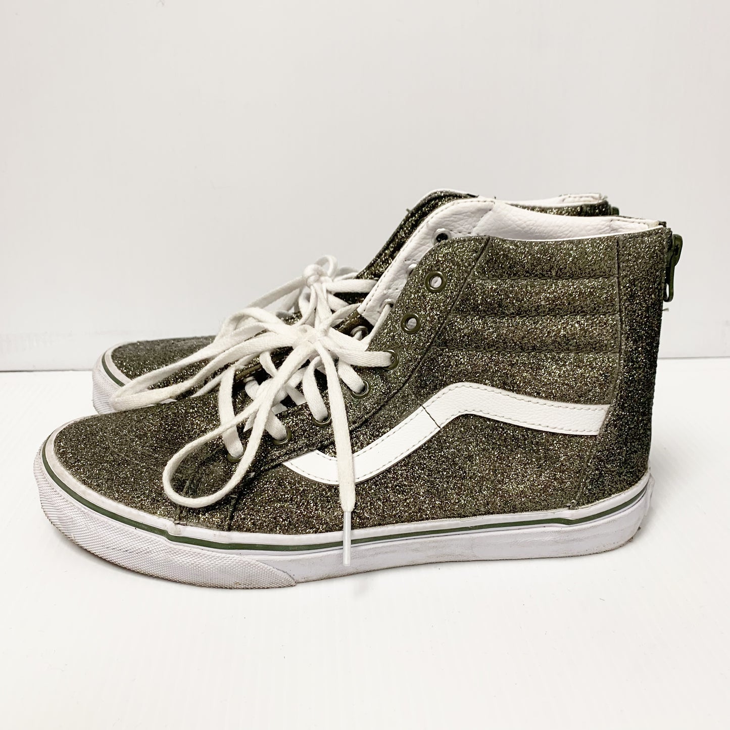 Shoes Sneakers By Vans In Green, Size: 8.5