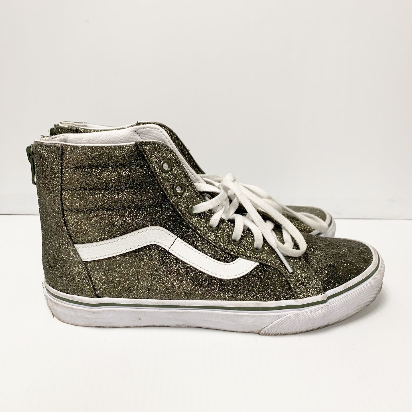 Shoes Sneakers By Vans In Green, Size: 8.5