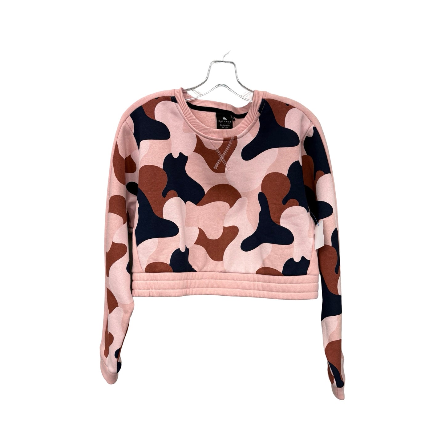 Sweatshirt Crewneck By Athletica In Pink, Size: M