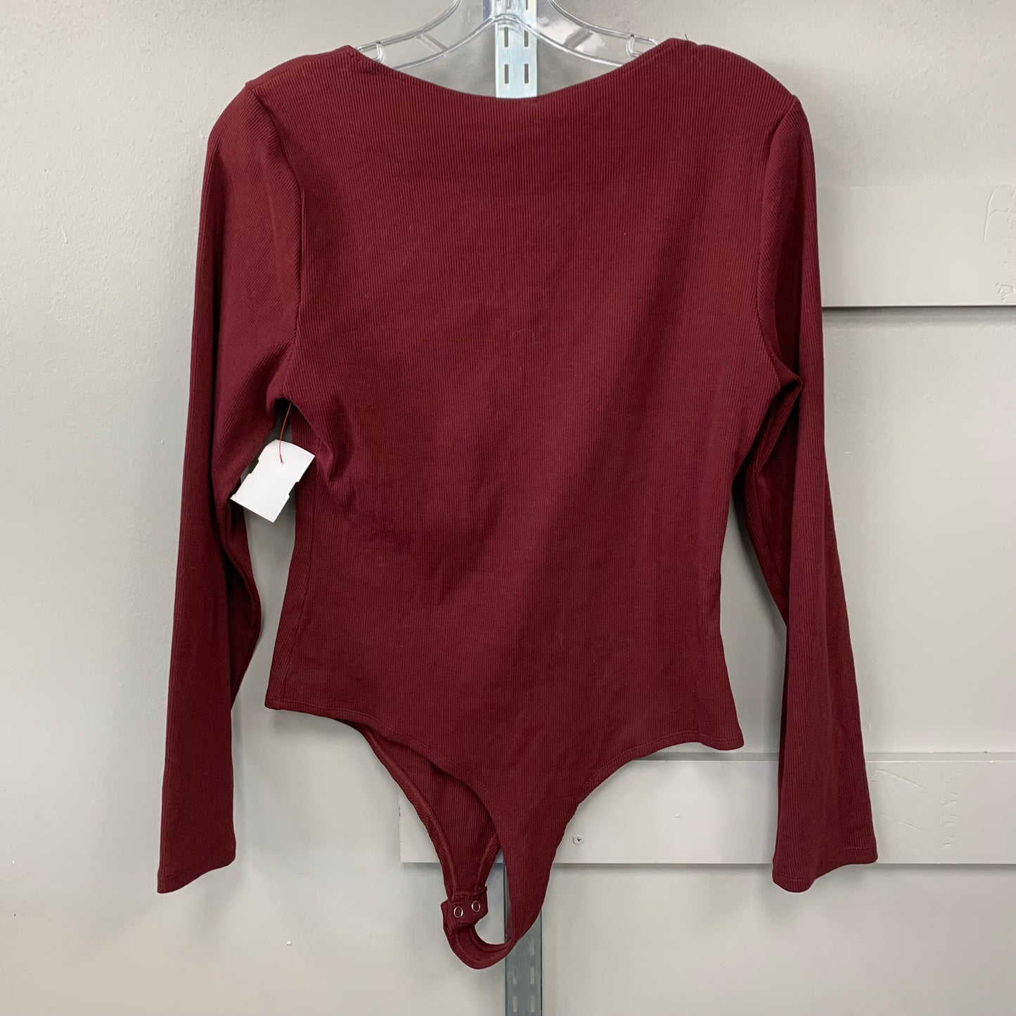 Bodysuit By Reoria In Maroon, Size: Xl