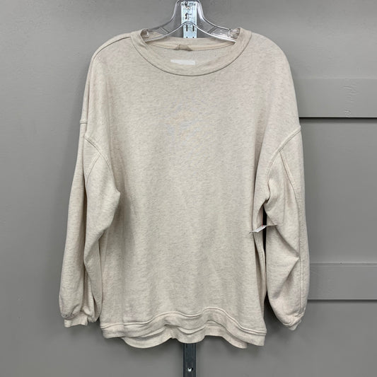 Sweatshirt Crewneck By Aerie In Cream, Size: S