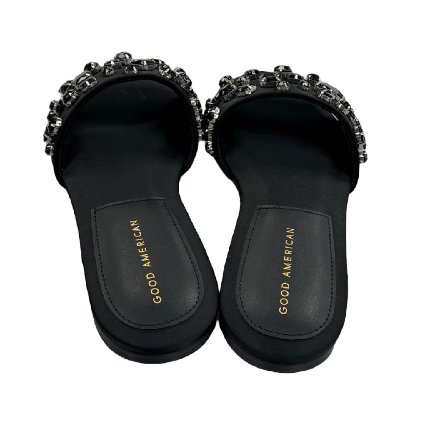 Sandals Flats By Good American In Black, Size: 8