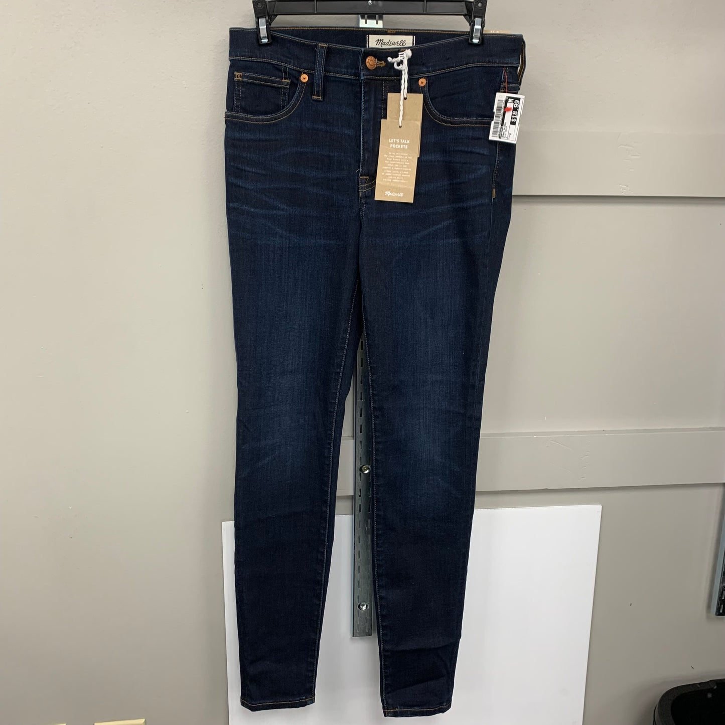 Jeans Skinny By Madewell In Blue Denim, Size: 6