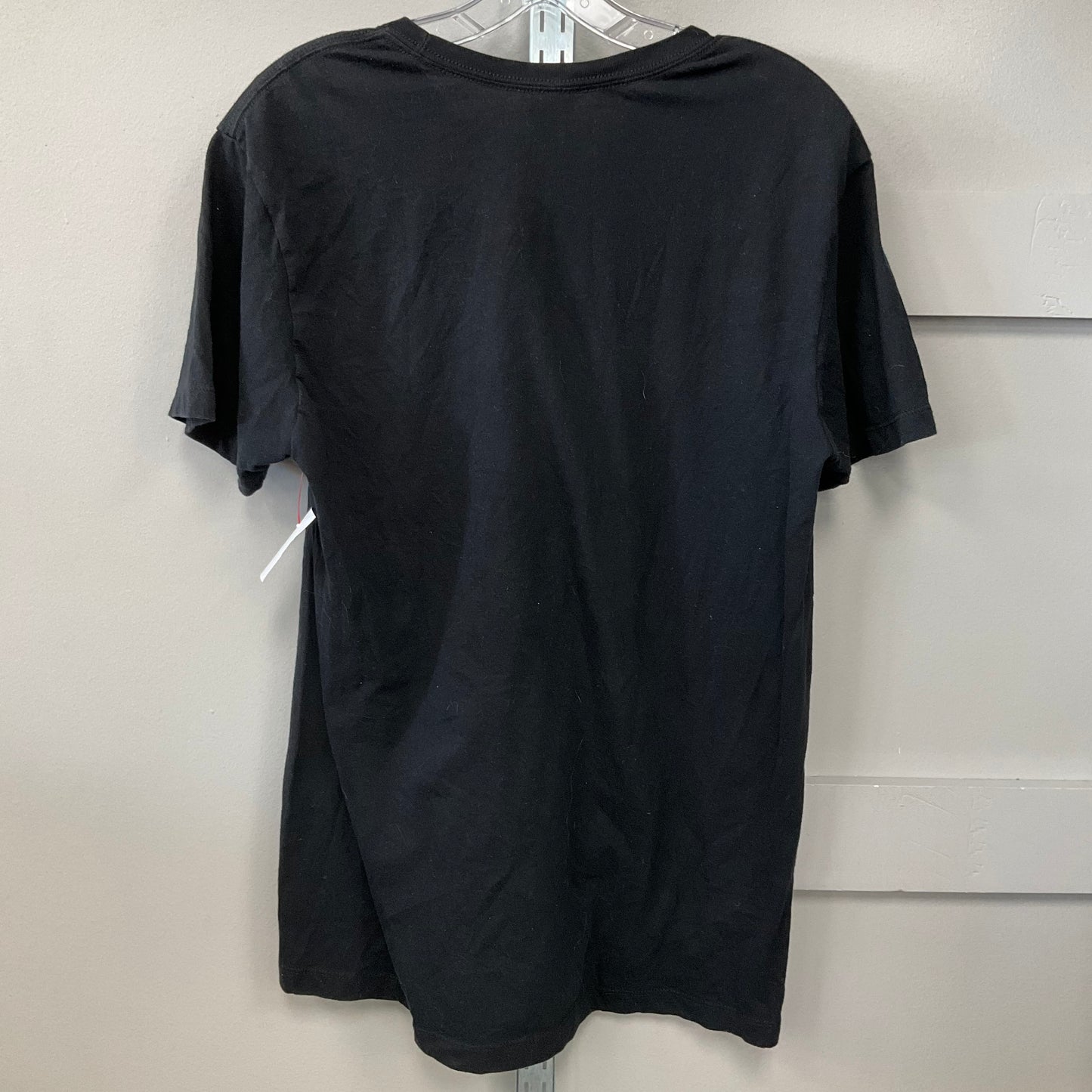 Top Short Sleeve By Clothes Mentor In Black, Size: L