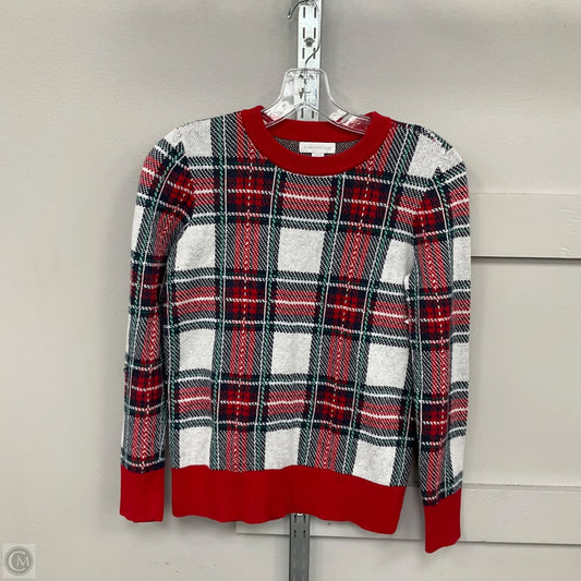 Sweater By Charter Club In Plaid Pattern, Size: Xs