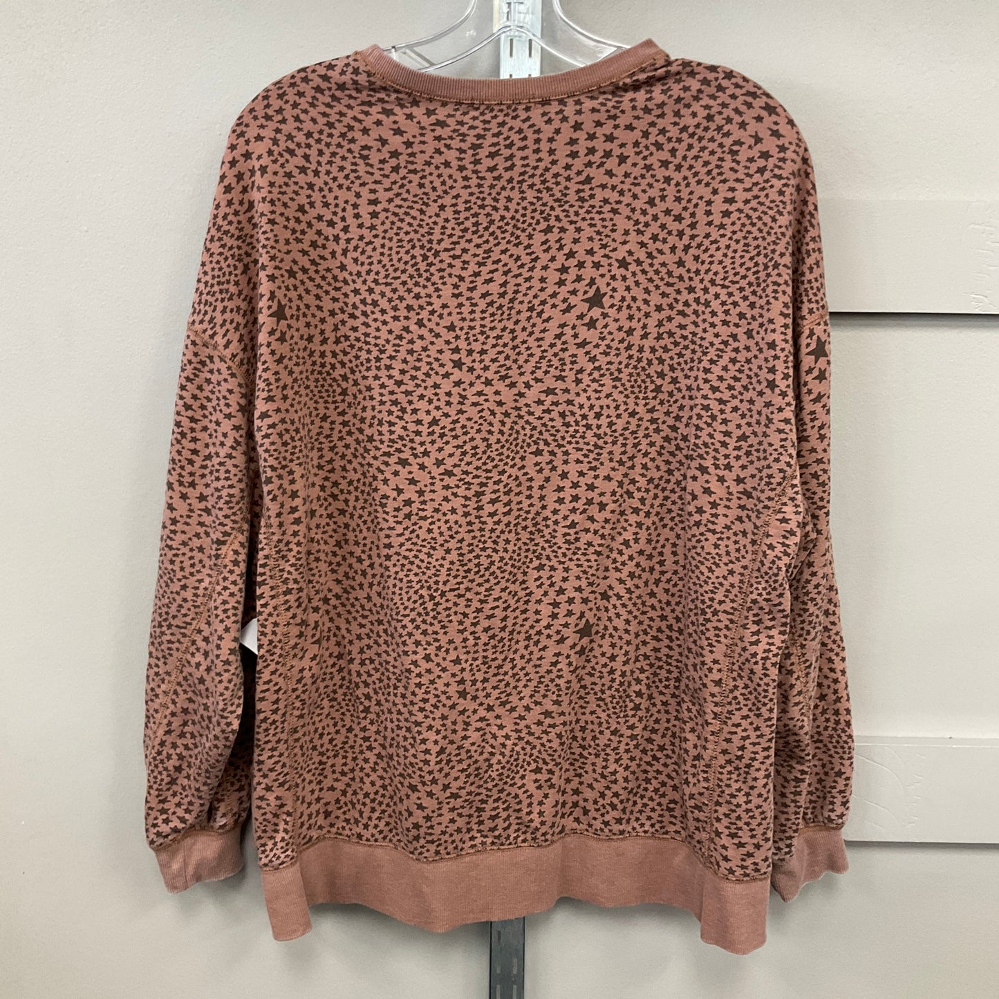 Top Long Sleeve By Z Supply In Brown, Size: S