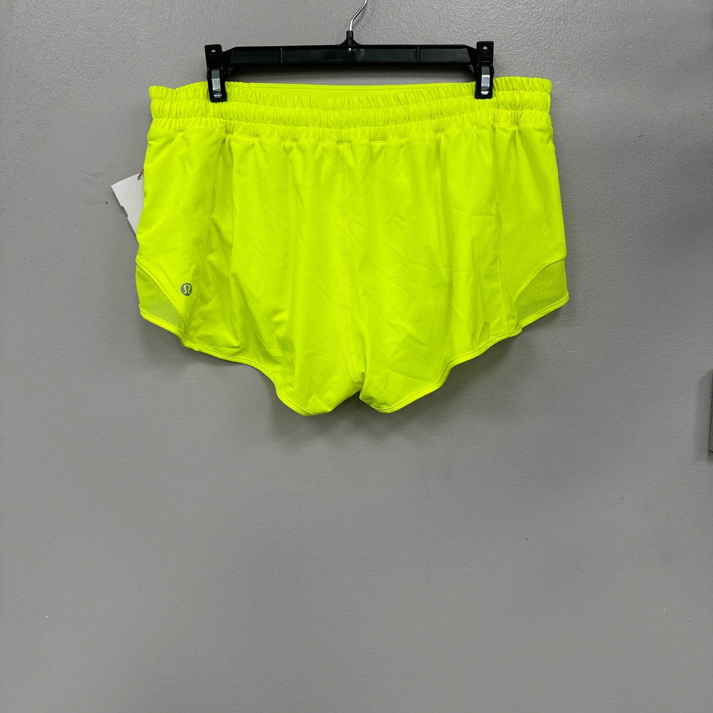 Athletic Shorts By Lululemon In Yellow, Size: 12