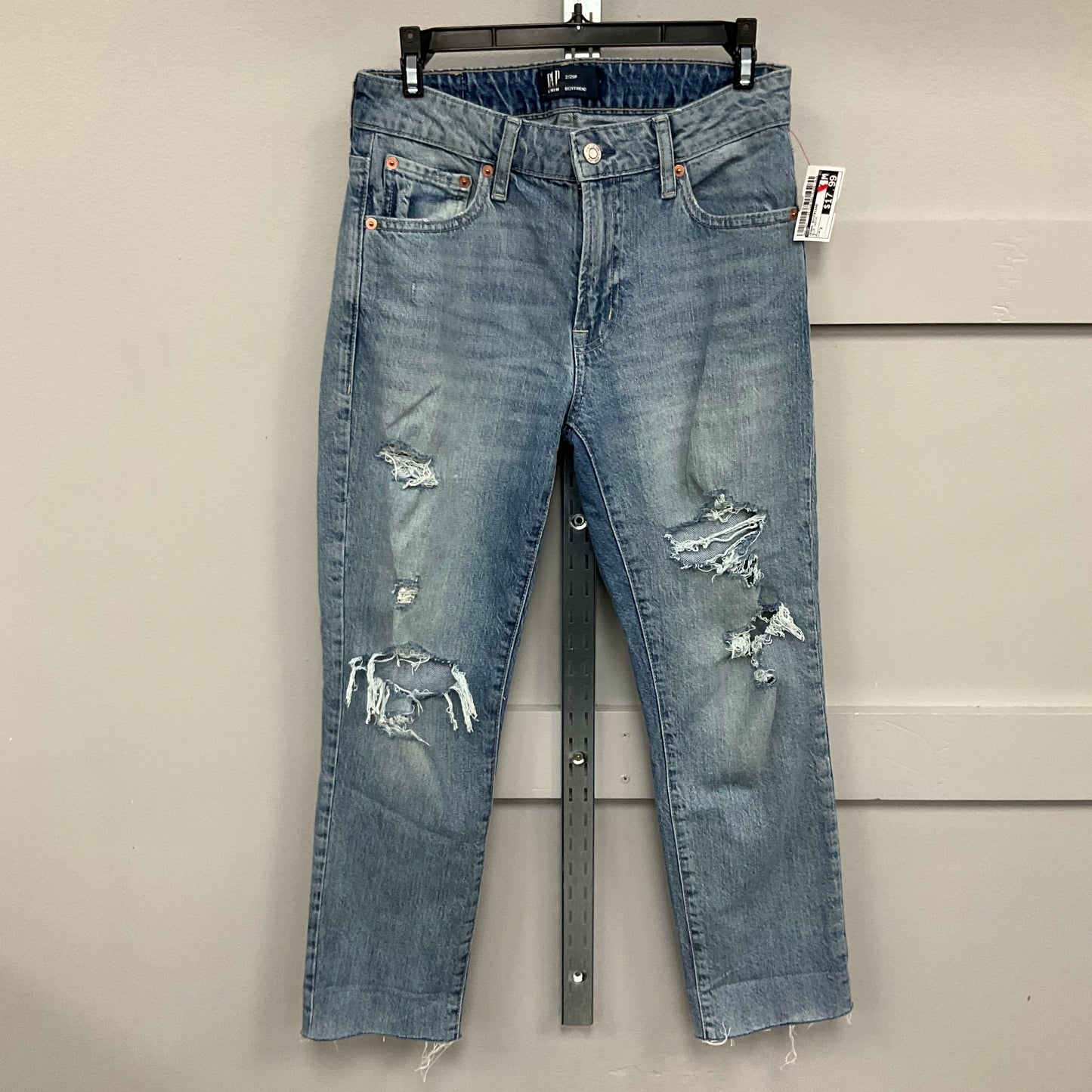 Jeans Boyfriend By Gap In Blue Denim, Size: 2