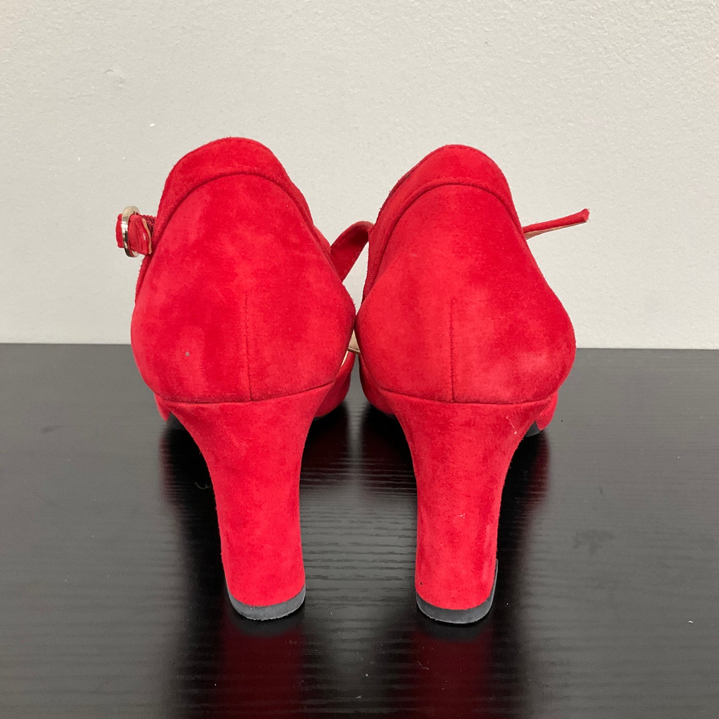 Shoes Heels Block By Alex Marie In Red, Size: 9.5