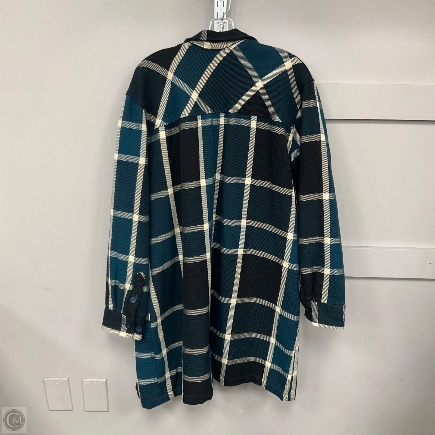 Coat Trench Coat By The North Face In Plaid Pattern, Size: Xl