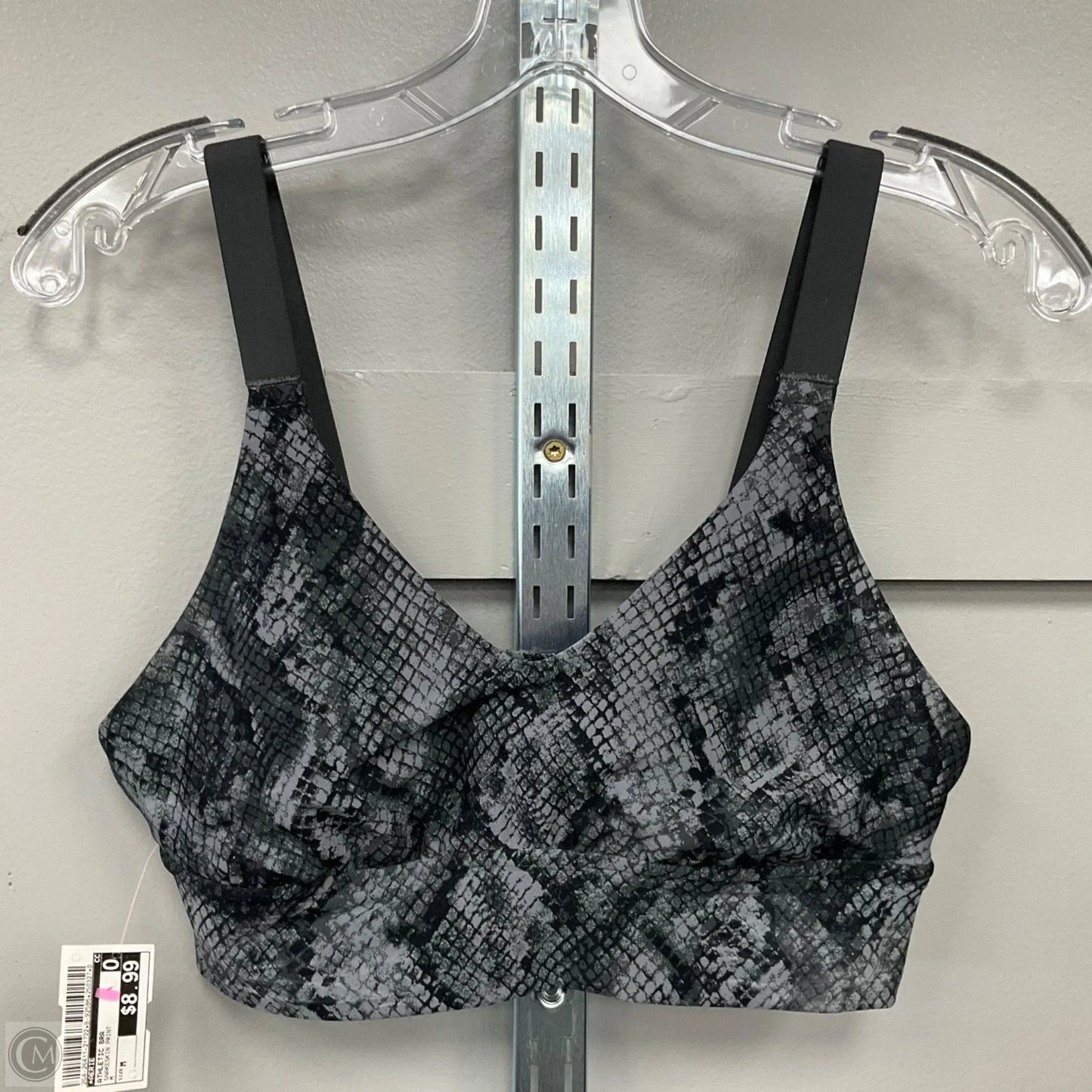 Athletic Bra By Aerie In Snakeskin Print, Size: M