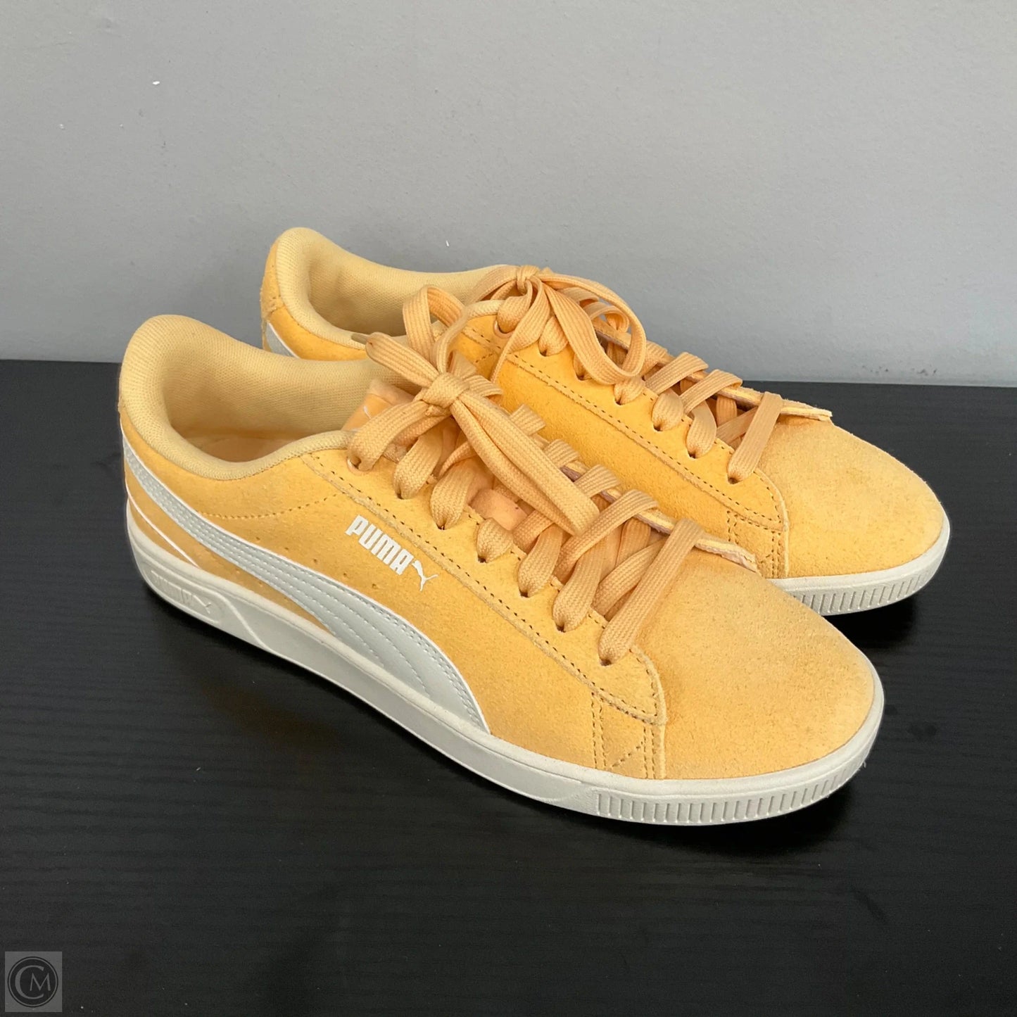 Shoes Sneakers By Puma In Orange, Size: 8