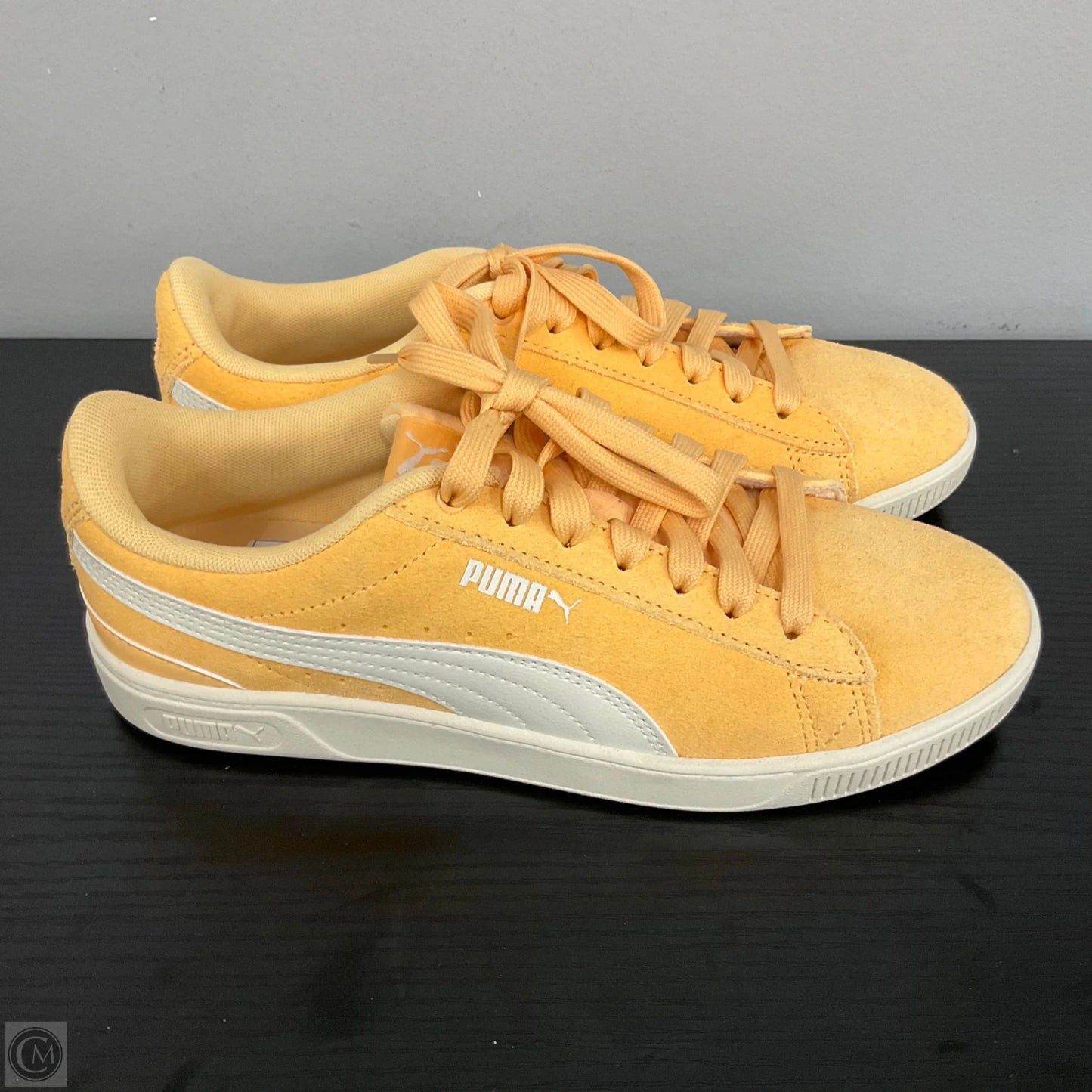 Shoes Sneakers By Puma In Orange, Size: 8