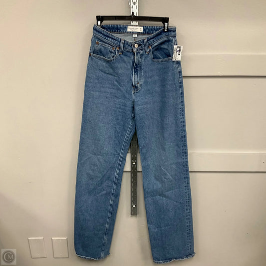 Jeans Boyfriend By Abercrombie And Fitch In Blue Denim, Size: 2