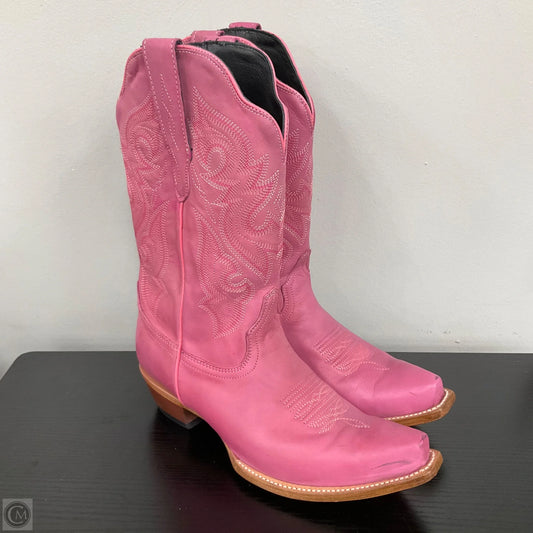 Boots Western By Cmb In Pink, Size: 10