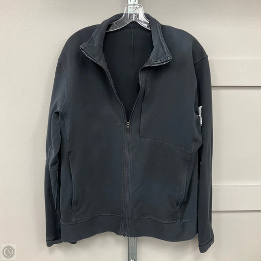 Athletic Jacket By Lululemon In Black, Size: Xl