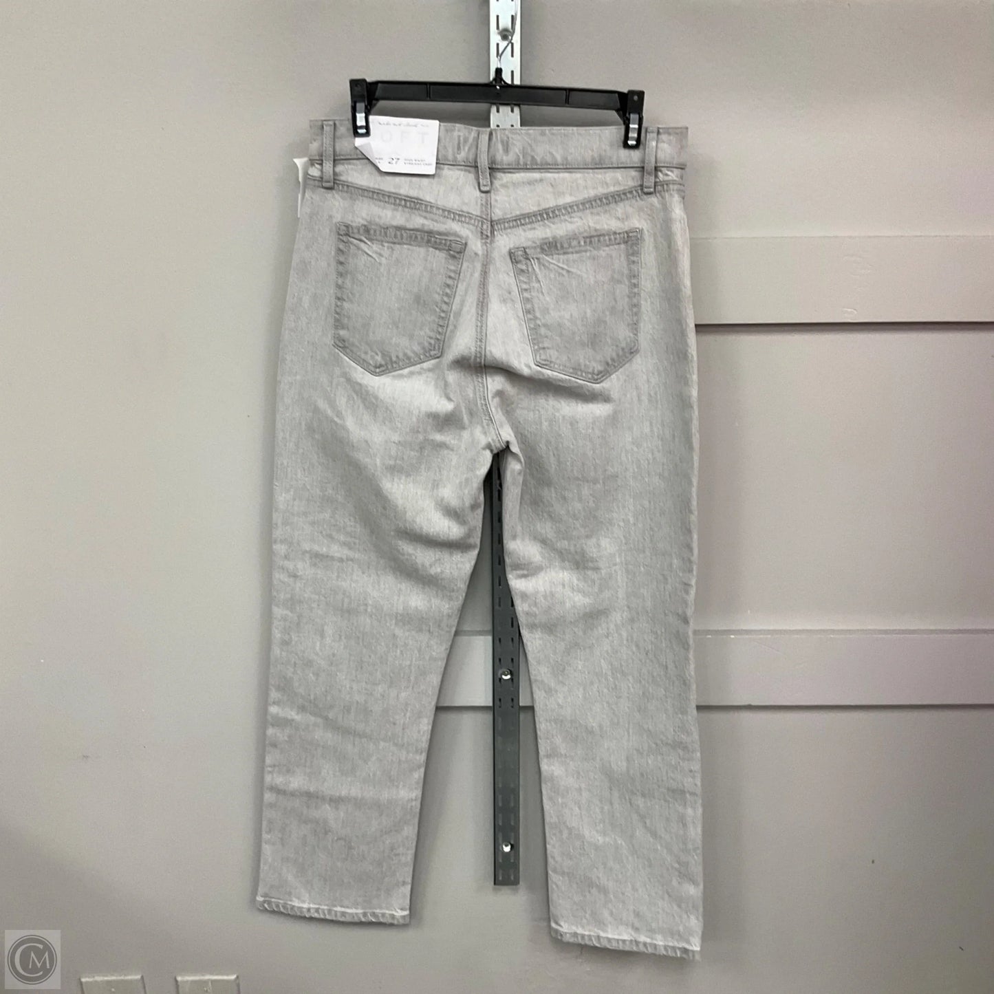 Jeans Straight By Loft In Grey, Size: 4