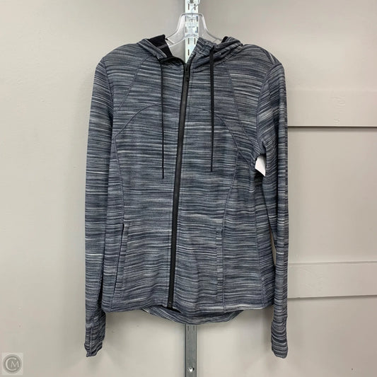 Athletic Jacket By Lululemon In Grey, Size: 12