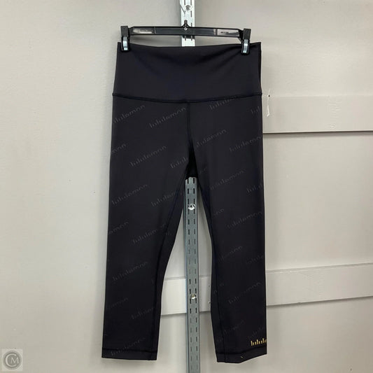 Athletic Leggings Capris By Lululemon In Black, Size: 8