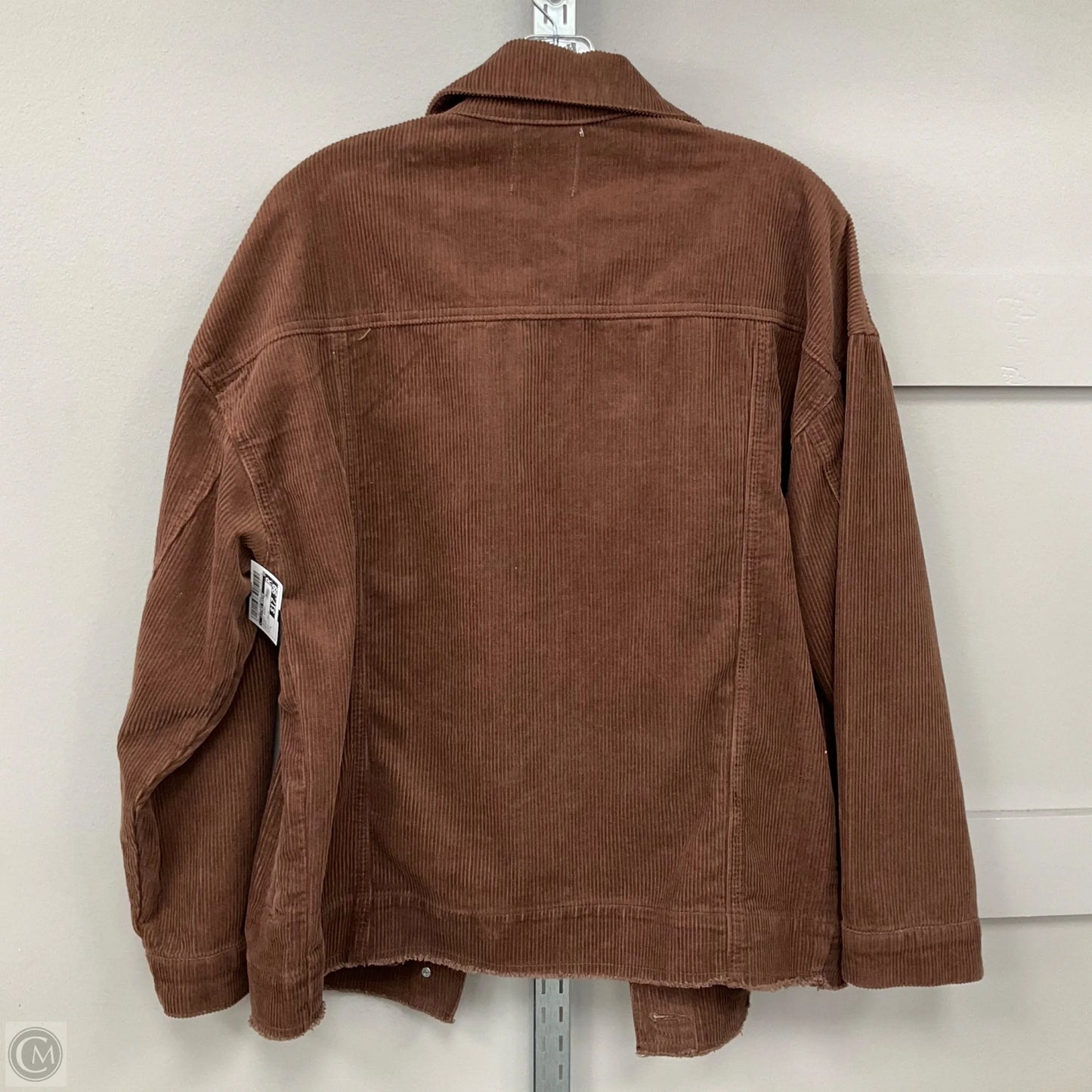 Jacket Shirt By TGLA In Brown, Size: S
