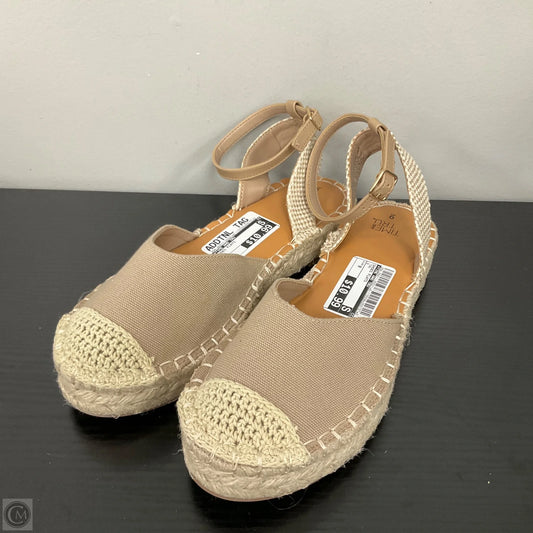 Shoes Flats By Time And Tru In Tan, Size: 9