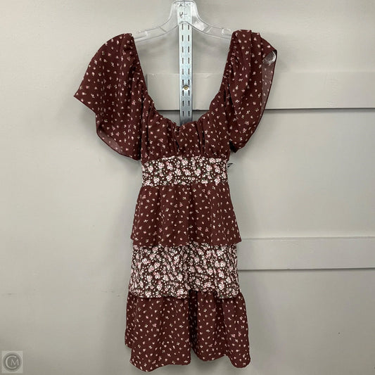 Dress Casual Short By Altard State In Brown, Size: L