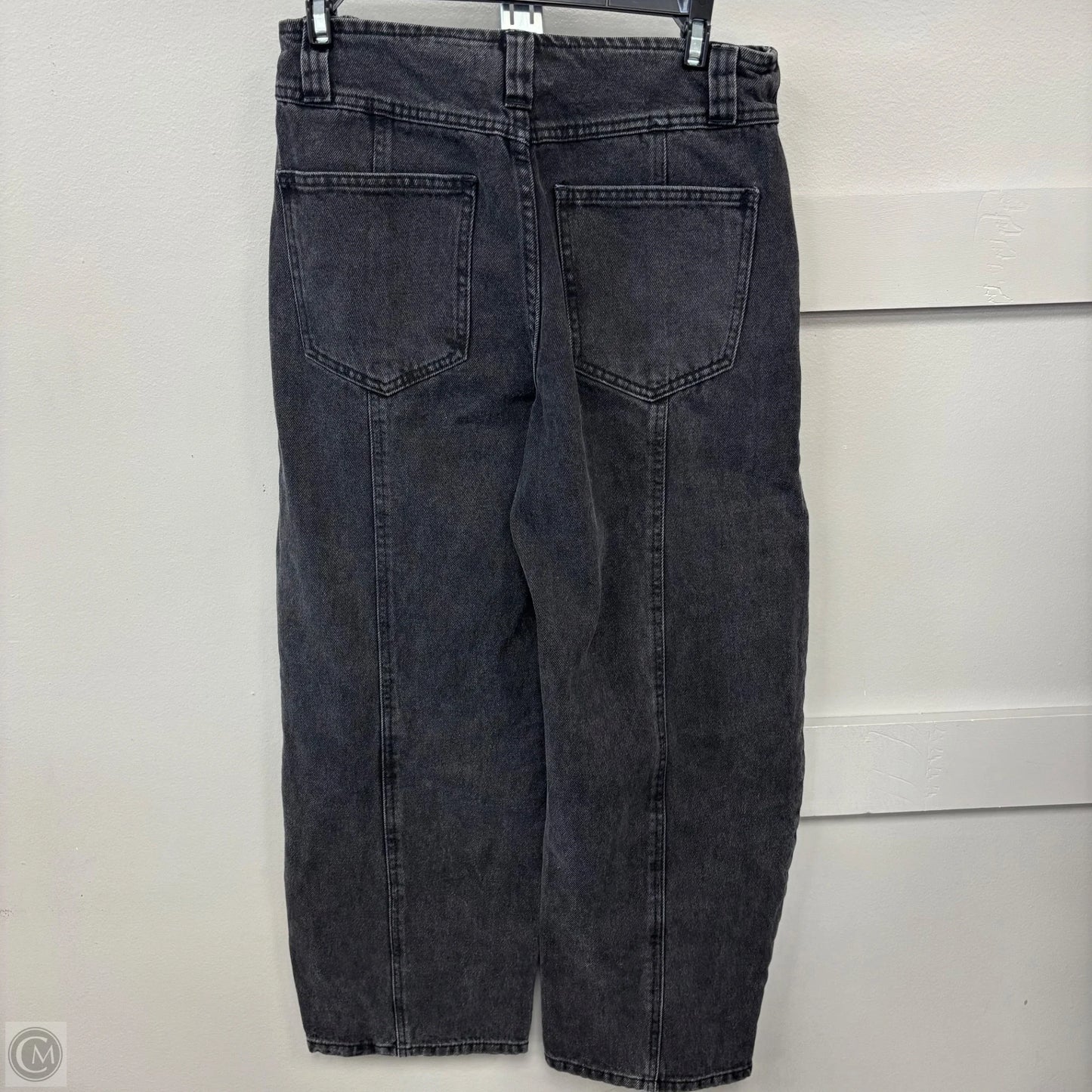 Jeans Straight By Target In Black Denim, Size: 2