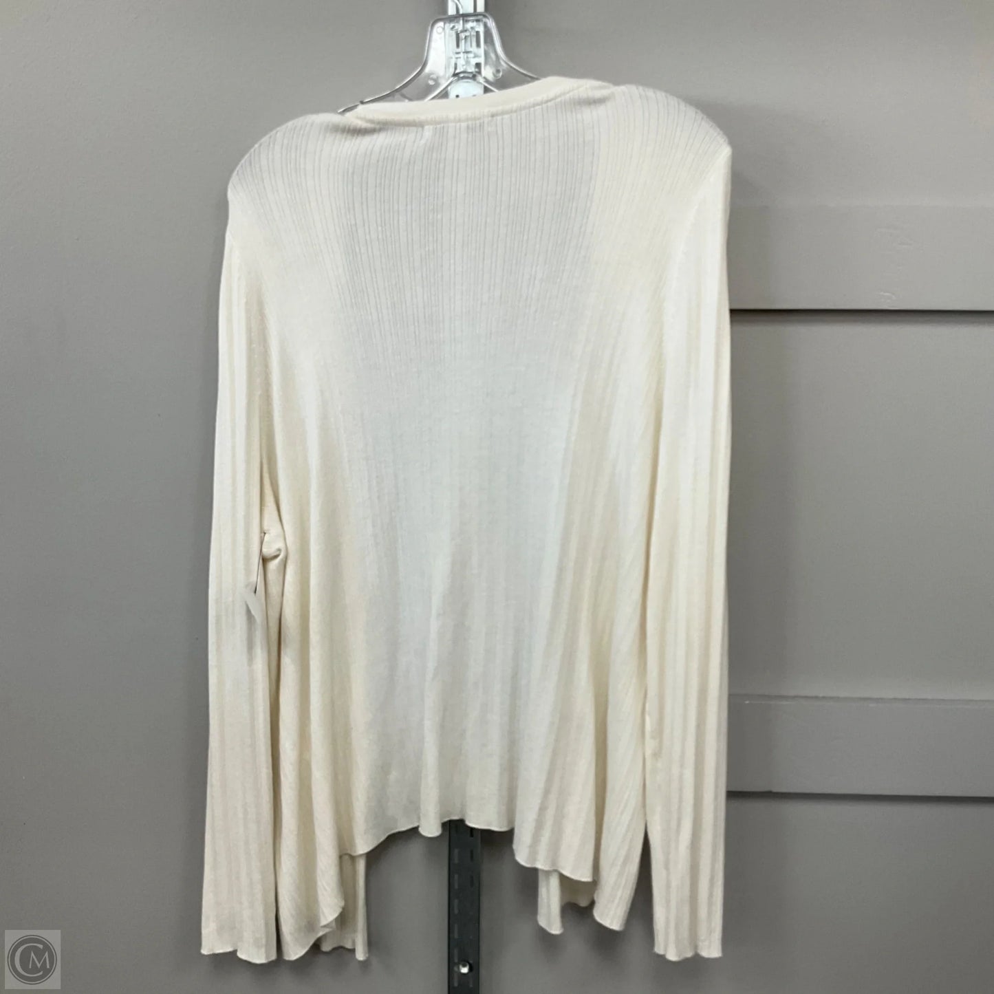 Cardigan By 41 Hawthorn In Cream, Size: 2x
