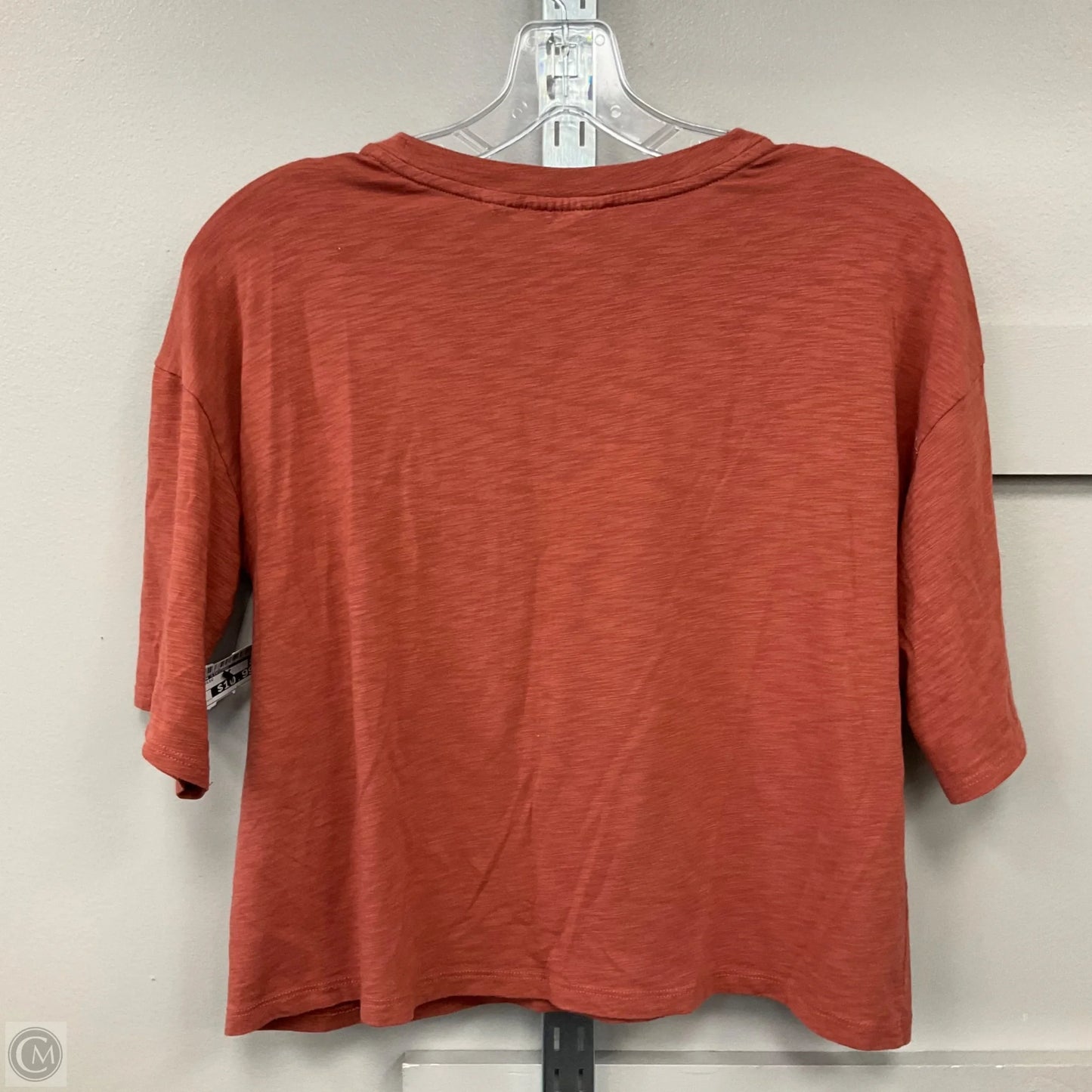 Top Short Sleeve Basic By Christian Siriano In Orange, Size: S