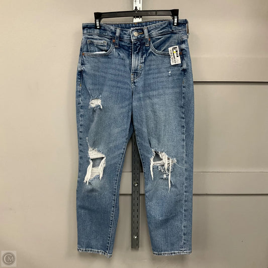 Jeans Straight By Old Navy In Blue Denim, Size: 4p