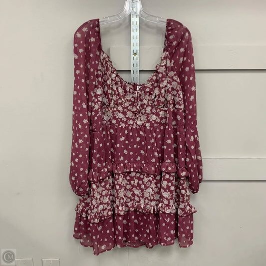 Dress Casual Midi By Arula In Floral Print, Size: 1x