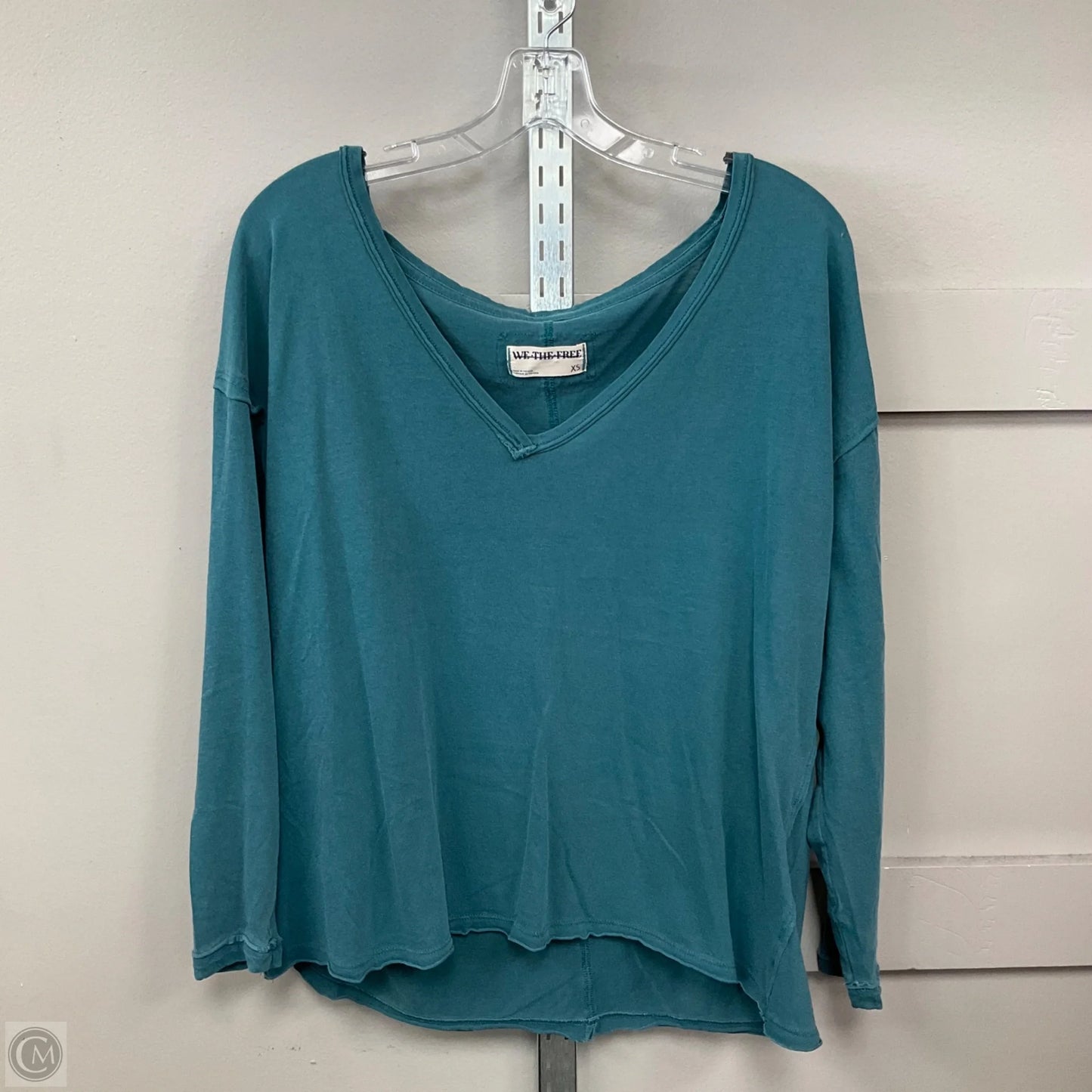 Top Long Sleeve Basic By We The Free In Teal, Size: Xs