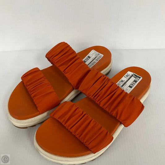 Sandals Flats By Sorel In Orange, Size: 8.5